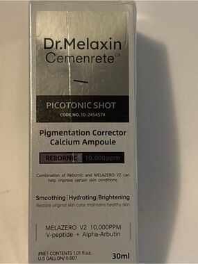 Dr. Melaxin Picotonic Shot Pigmentation Corrector Calcium Ampoule - Silver